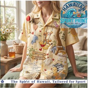 Winnie the Pooh Hundred Acre Wood Disney Cartoon Hawaiian Shirt
