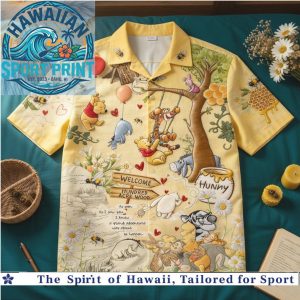 Winnie the Pooh Hundred Acre Wood Disney Cartoon Hawaiian Shirt