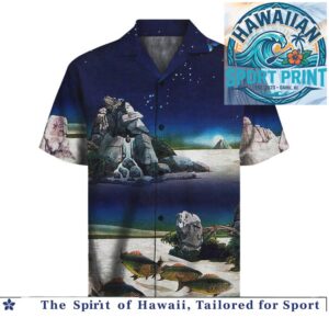 Yes Band Cosmic Ocean Fish Surreal Art Hawaiian Shirt