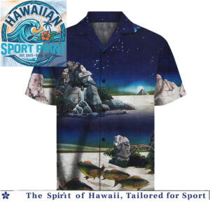 Yes Band Cosmic Ocean Fish Surreal Art Hawaiian Shirt