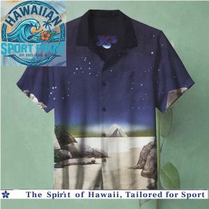 Yes Band Progressive Rock Night Sky Landscape Graphic Hawaiian Shirt