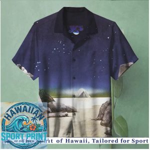 Yes Band Progressive Rock Night Sky Landscape Graphic Hawaiian Shirt