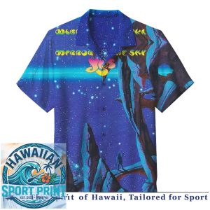 Yes Band Time And A Word Psychedelic Rock Art Hawaiian Shirt