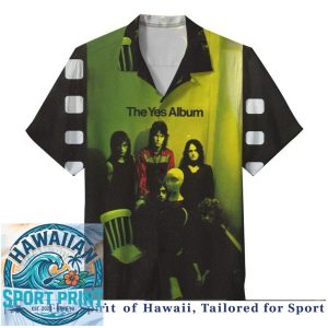 Yes Progressive Rock Band Vintage Album Art Nature Hawaiian Shirt