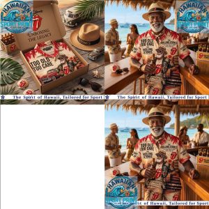 The Rolling Stones Classic Rock Vintage Aloha Hawaiian Shirt