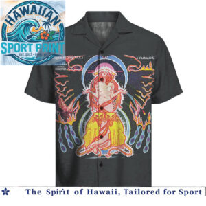 Hawkwind Space Ritual Psychedelic Rock Band Hawaiian Shirt