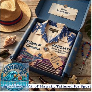 Knights Of Columbus Too Old To Care Summer Vacation Hawaiian Shirt