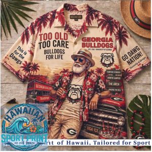 Georgia Bulldogs Football Fan Tailgate Summer Hawaiian Shirt