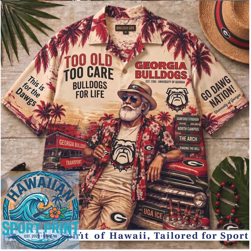 Georgia Bulldogs Football Fan Tailgate Summer Hawaiian Shirt Georgia Bulldogs Football Fan Tailgate Summer Hawaiian Shirt