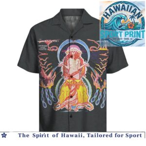Hawkwind Space Ritual Psychedelic Rock Band Hawaiian Shirt