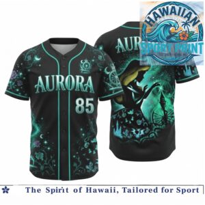 Aurora Sleeping Beauty Fairy Tale Princess Castle Baseball Jersey