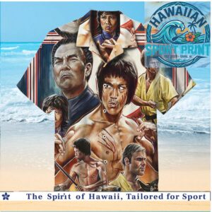 Bruce Lee Martial Arts Legend Enter The Dragon Action Hawaiian Shirt