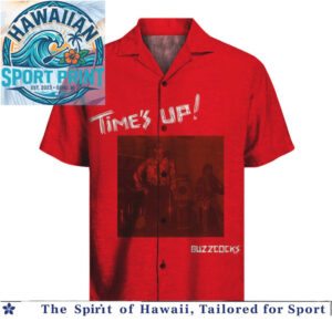 Buzzcocks Times Up Punk Rock Band Vintage Concert Hawaiian Shirt