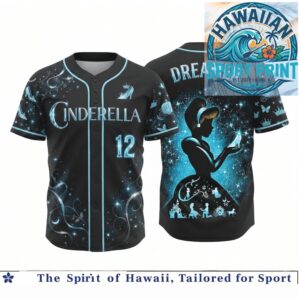 Cinderella Dreamer Princess Magic Castle Fairy Tale Baseball Jersey