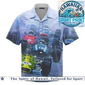 Classic F1 Racing Cars Grand Prix Sport Hawaiian Shirt