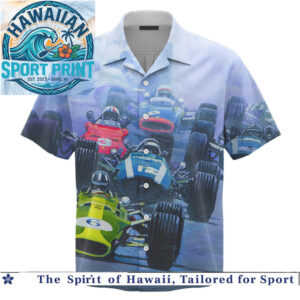 Classic F1 Racing Cars Grand Prix Sport Hawaiian Shirt