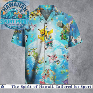 Cute Anime Monsters Galaxy Space Space Fantasy Hawaiian Shirt