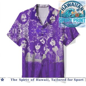 Deep Purple Band Purple Rock Music Hawaiian Shirt