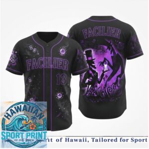 Facilier Shadow Man Voodoo Magic Purple Villain Jersey