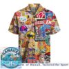 KISS Rock Band Iconic Vintage Album Art Fire Stage Hawaiian Shirt KISS Rock Band Iconic Vintage Album Art Fire Stage Hawaiian Shirt