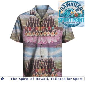 George Harrison Dark Horse Lotus Flower Album Art Hawaiian Shirt