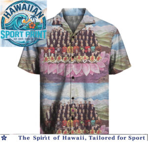George Harrison Dark Horse Lotus Flower Album Art Hawaiian Shirt