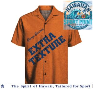 George Harrison Extra Texture Album Art Retro Hawaiian Shirt