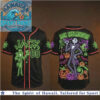 Alice in Wonderland Cheshire Cat Magic Clock Print Baseball Jersey Alice in Wonderland Cheshire Cat Magic Clock Print Baseball Jersey