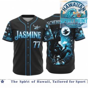 Jasmine Aladdin Magic Lamp Scheherazade Princess Baseball Jersey
