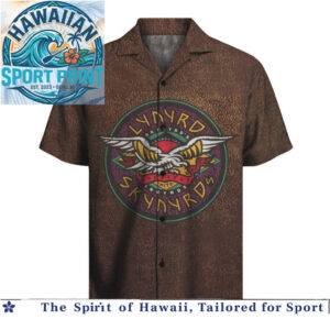 Lynyrd Skynyrd Vintage Eagle Rock Band Tropical Hawaiian Shirt