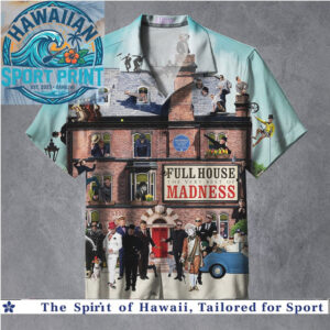 Madness Full House Ska Punk Band Album Cover Art Hawaiian Shirt