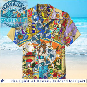 Magic Genie Lamp Arabian Nights Fantasy Tropical Hawaiian Shirt