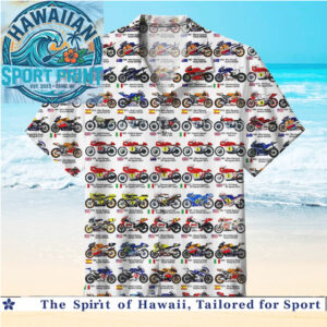MotoGP Motorcycle Racing Legends Sports Hawaiian Shirt