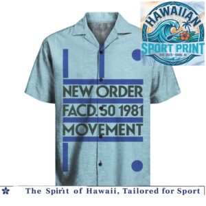 New Order Movement Post Punk Band Hawaiian Shirt