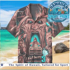 Nightmare On Elm Street Dream Warriors Horror Movie Hawaiian Shirt