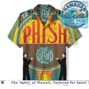 Phish The Clifford Ball 1996 Festival Vintage Concert Hawaiian Shirt