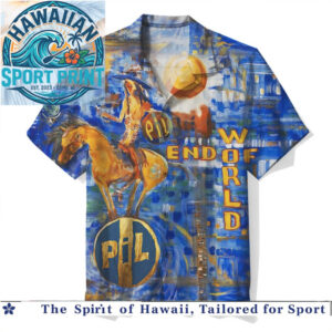 Public Image Limited PIL Band Art Horse Western Summer Hawaiian Shirt
