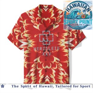 Rammstein Herzeleid 25th Anniversary Industrial Metal Hawaiian Shirt