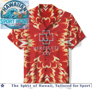 Rammstein Herzeleid 25th Anniversary Industrial Metal Hawaiian Shirt