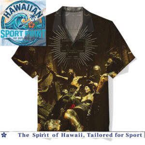 Rammstein Industrial Metal Band Dark Gothic Aesthetic Hawaiian Shirt