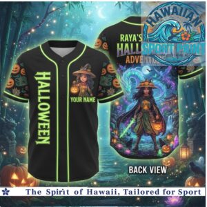 Raya Dragon Adventure Halloween Magic Disney Baseball Jersey
