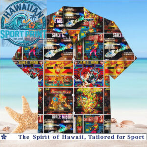 Retro Pinball Arcade Game Classic Retro Arcade Hawaiian Shirt
