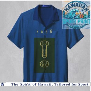 Rush Band Counterparts Sci Fi Bolt Rock Music Hawaiian Shirt
