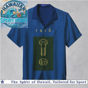Rush Band Counterparts Sci Fi Bolt Rock Music Hawaiian Shirt