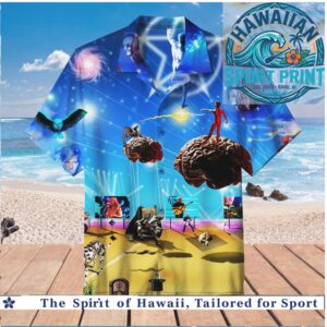 Rush Band Sci Fi Fantasy Surreal Universe Rock Hawaiian Shirt