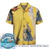 Dark Night Tropical Bamboo Leaf Palm Silhouette Hawaiian Shirt Dark Night Tropical Bamboo Leaf Palm Silhouette Hawaiian Shirt