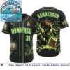 Halloween Daisy Duck Patchwork Witch Spooky Night Custom Baseball Jersey Halloween Daisy Duck Patchwork Witch Spooky Night Custom Baseball Jersey