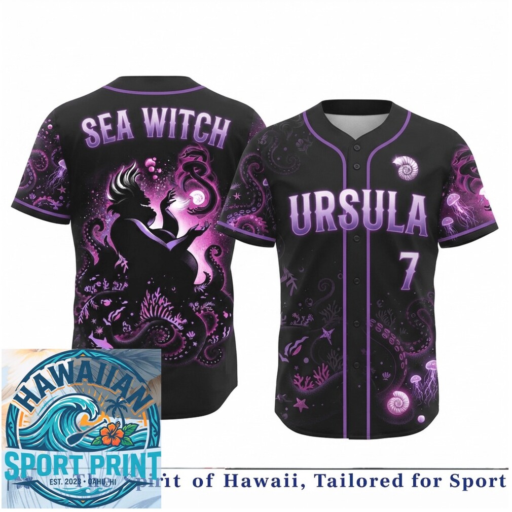 Sea Witch Ursula Villain Dark Magic Underworld Jersey Sea Witch Ursula Villain Dark Magic Underworld Jersey