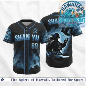 Shan Yu Mulan Warrior Shadow Crow Dark Army Baseball Jersey