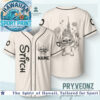 Minnie Mouse Halloween Patchwork Baseball Jersey Minnie Mouse Halloween Patchwork Baseball Jersey